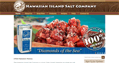 Desktop Screenshot of hawaiianislandsalt.com
